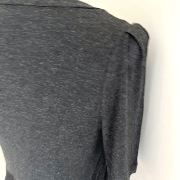 Theory Dark Grey Scoop Neck T-Shirt - Picture 5 of 5